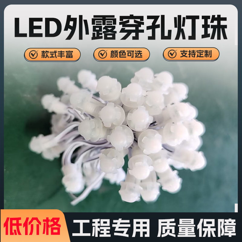 12V外露字串孔灯